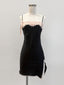 Vintage Black/Rose Slip Dress